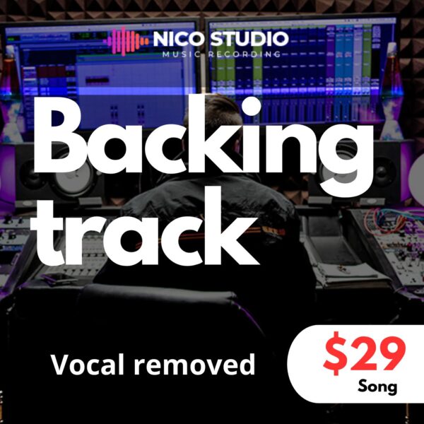 custom backing tracks with vocal removed