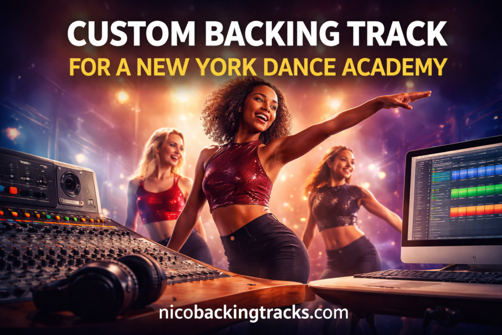 custom backing track for a new york dancen academy