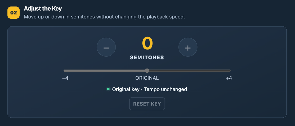 Change the Pitch Without Changing Tempo